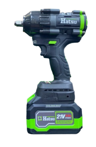Máy siết Bulong HATSU HS-T34 Gen2 21V, Lực siết siêu khủng 1250 N.M, Động cơ không chổi than.